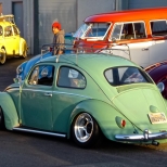 Green VW Beetle